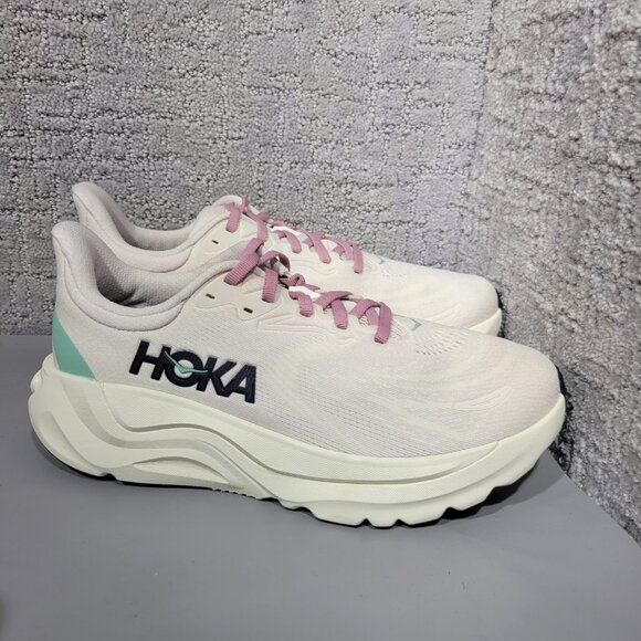 Hoka One One Arahi 8 Wide Women's Size US 8D Rose Cream Athletic Sneakers. - Picture 2 of 9